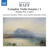 Joachim Raff Complete Violin Sonatas (volume1) - Date de Sortie - Couverture avant