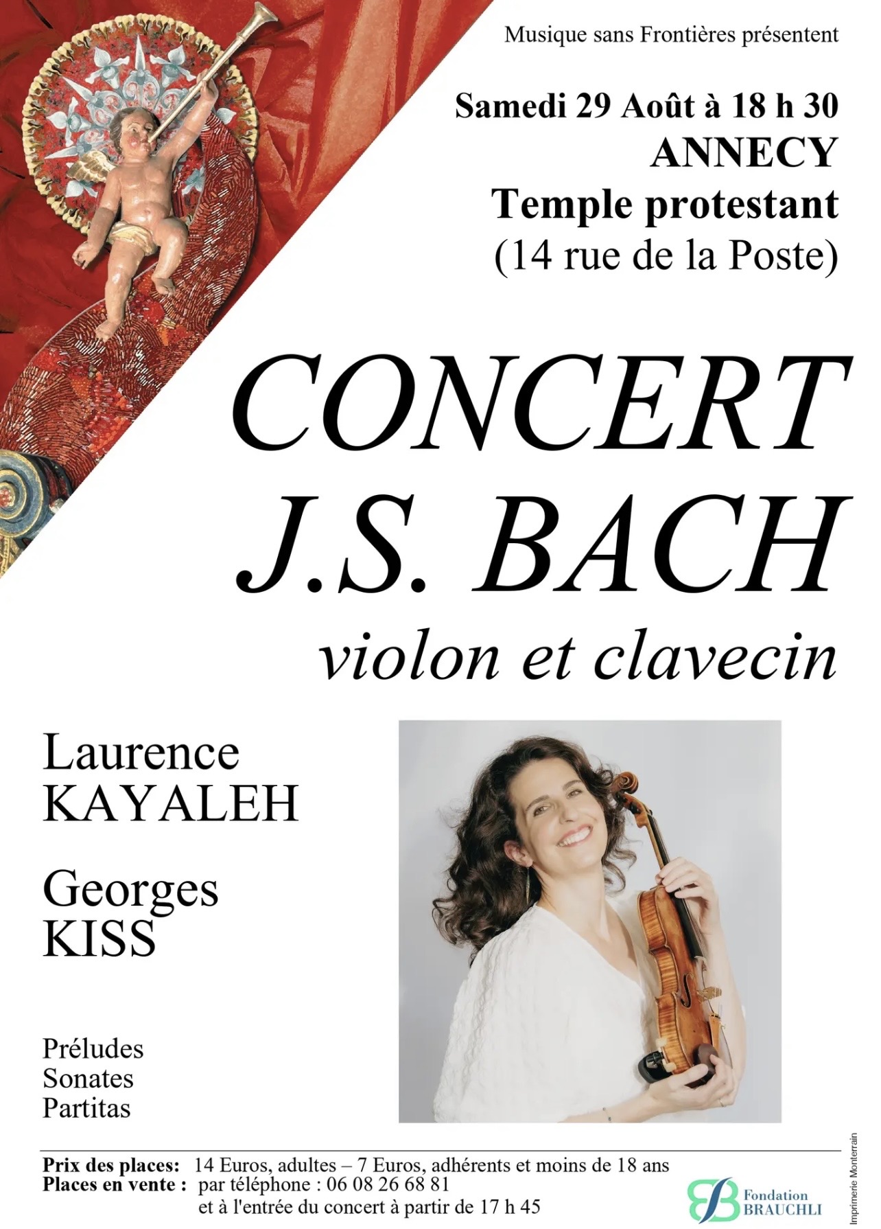 Johann Sebastian Bach : The Complete Sonatas for Harpsichord & Violin (II) - Annecy - France - Musique Sans Frontières